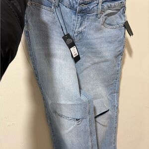 Fashion Nova Light Blue Flare Jeans